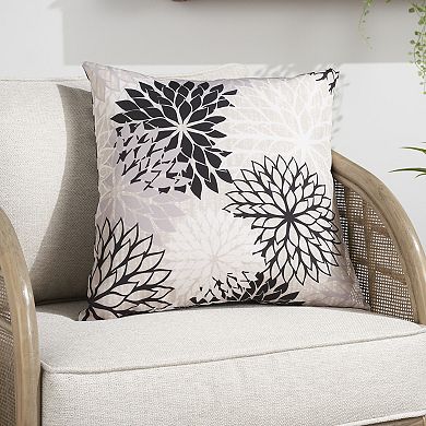 Mina Victory Aloha Floral Outdoor Throw Pillow