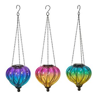 Solar Luminaries Wall Decor 3 pc Set