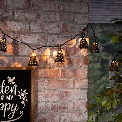Cutout Cone Patio String Lights