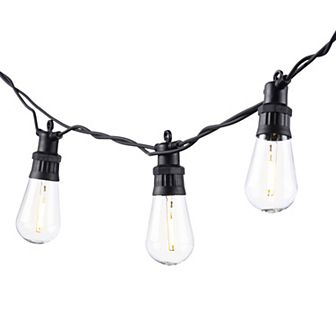 Electric LED Patio String Lights & Remote 2 pc Set