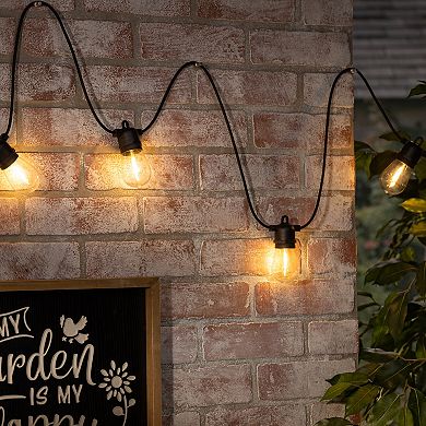 Electric LED Patio String Lights & Remote 2-piece Set