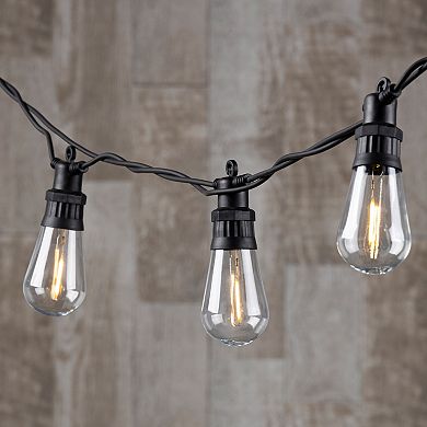 Electric LED Patio String Lights & Remote 2-piece Set