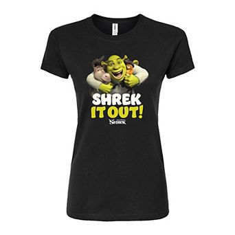 Juniors' Shrek It Out Fitted Tee