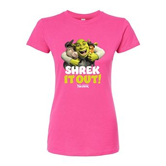 Juniors' Shrek It Out Fitted Tee