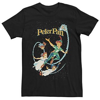 Men's Peter Pan Night Flight Movie Poster Graphic Tee