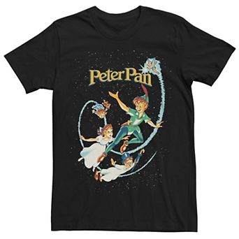 Men's Peter Pan Night Flight Movie Poster Graphic Tee