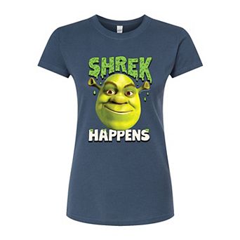 Juniors' Shrek Shrek Happens Fitted Tee