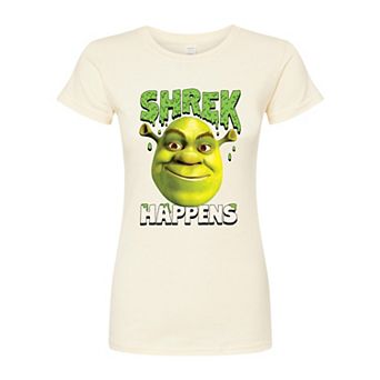 Juniors' Shrek Shrek Happens Fitted Tee