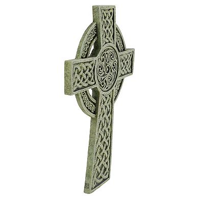 9.5" Joseph's Studio Irish Detailed Celtic Wall Cross Decoration