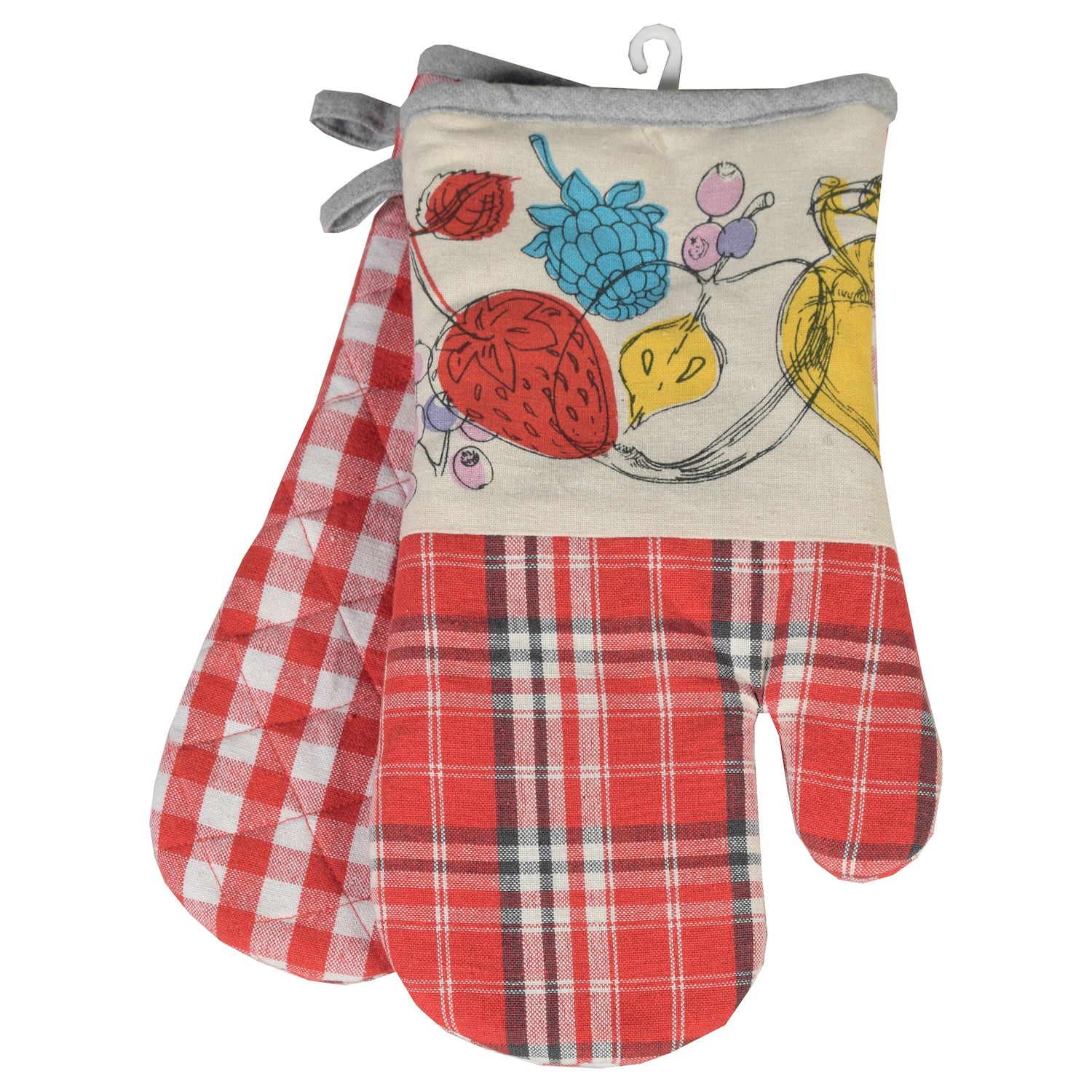 Martha Stewart Daisy Stripe 2-pc. Oven Mitt Set