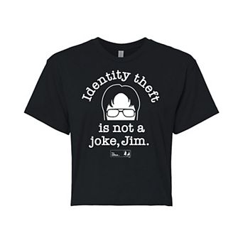 Juniors' The Office Theft Cropped Tee