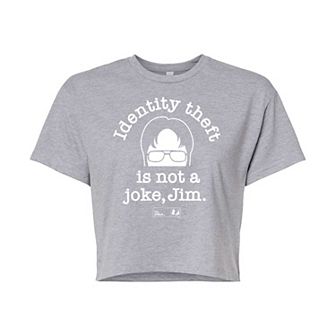 Juniors' The Office Theft Cropped Tee