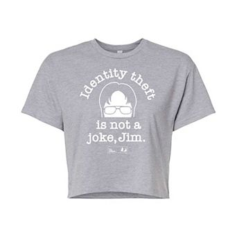 Juniors' The Office Theft Cropped Tee