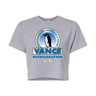 Juniors' The Office VanceFridge Cropped Tee