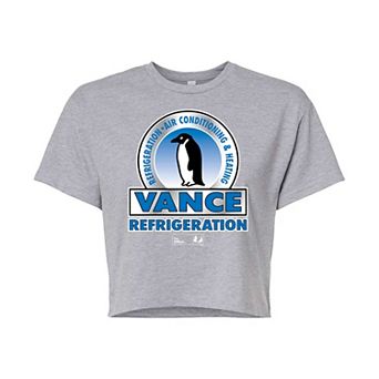 Juniors' The Office VanceFridge Cropped Tee
