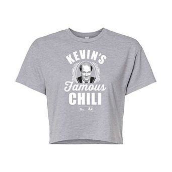 Juniors' The Office Kevins Chili Cropped Tee
