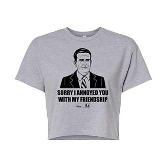Juniors' The Office Friendship Cropped Tee