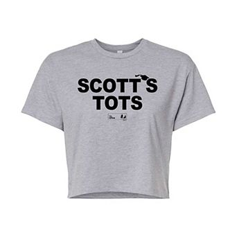 Juniors' The Office Scott's Tots Cropped Tee