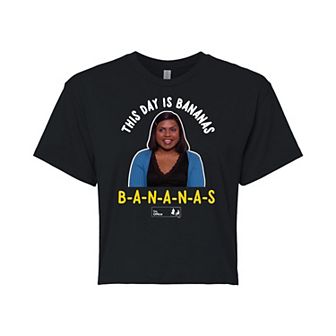 Juniors' The Office Kelly Day Cropped Tee