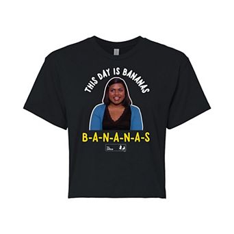 Juniors' The Office Kelly Day Cropped Tee