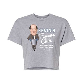 Juniors' The Office Kevins Chili Cropped Tee