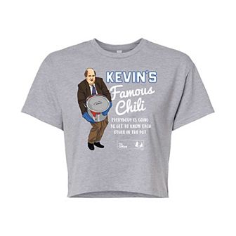 Juniors' The Office Kevins Chili Cropped Tee