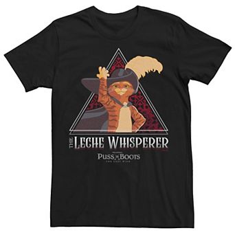 Men's Puss In Boots Leche Whisperer Tee