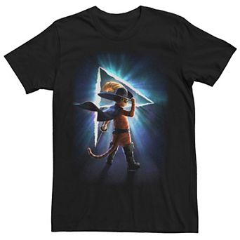 Men's Puss In Boots Lighting P Tee