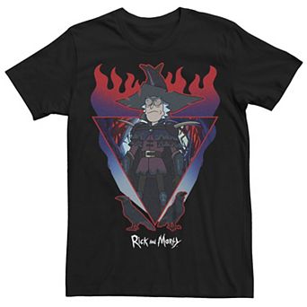 Men's Rick And Morty Magician Crows Tee