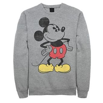Men's Disney's Mickey Mouse Hands on the Hip Pose Sweatshirt