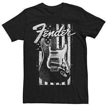Men's Fender Flag And Guitar Poster Tee