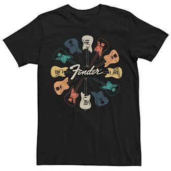 Men's Fender Retro Guitars Kaleidoscope Tee