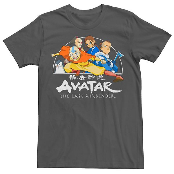 Men's Avatar The Last Airbender Main Characters Tee