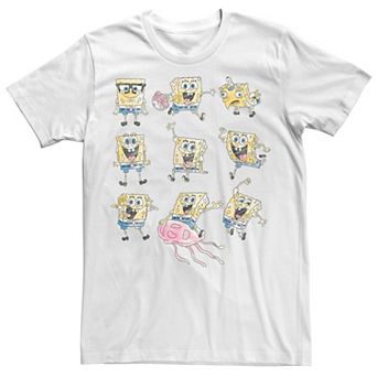Men's SpongeBob SquarePants Color Sketches Tee