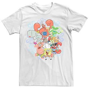 Men's SpongeBob SquarePants All Characters Tee