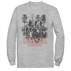  Stranger Things Men's Embroidered Logo T-Shirt : Clothing,  Shoes & Jewelry