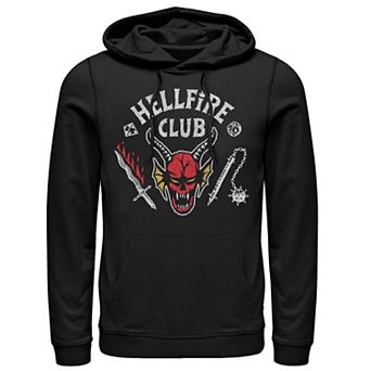 Men's Stranger Things Hellfire Club Crest Hoodie