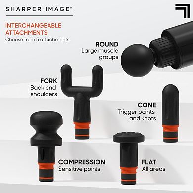 Sharper Image Powerboost 2.0 Deep Tissue Percussion Massager 