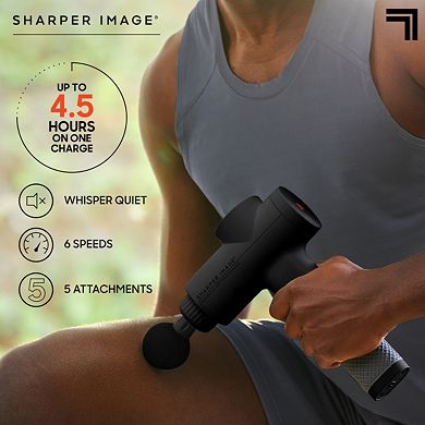 Sharper Image Powerboost 2.0 Deep Tissue Percussion Massager 