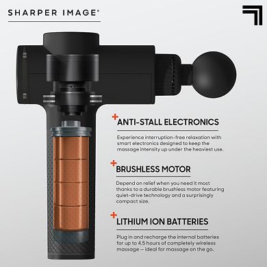 Sharper Image Powerboost 2.0 Deep Tissue Percussion Massager