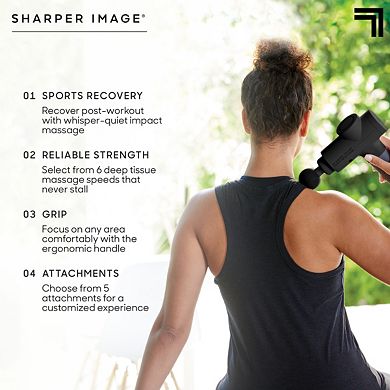 Sharper Image Powerboost 2.0 Deep Tissue Percussion Massager