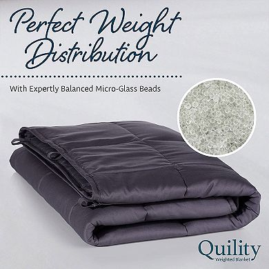 Quility 20 Pound Weighted Blanket Duvet Cover for Adults, F/Q 60" x 80"