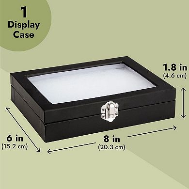 Insect Display Case - Bug Display Box With Glass Window And Secure Riker Mount