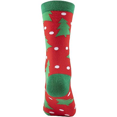 2 Pairs Christmas Tree Socks for Adult Women, Xmas Holiday Party Novelty Gifts, Unisex, One Size