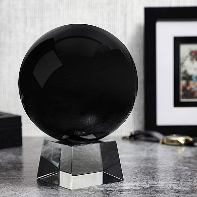 150mm 6" Black Obsidian Crystal Ball Sphere with Stand for Meditation Healing