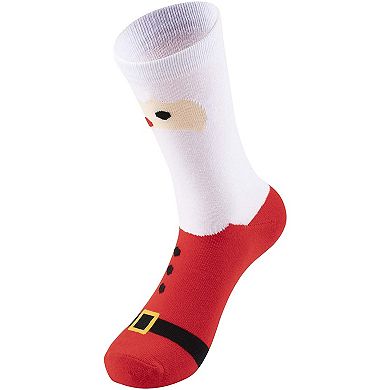 Santa Christmas Crew Socks for Women and Men (2 Pack)