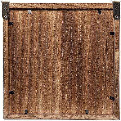 Genie Crafts Wooden Shadow Box Bank, Rainy Day Fund (7.1 x 1.8 Inches)