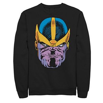 Men's Marvel Avengers Thanos Stare Big Face Sweatshirt