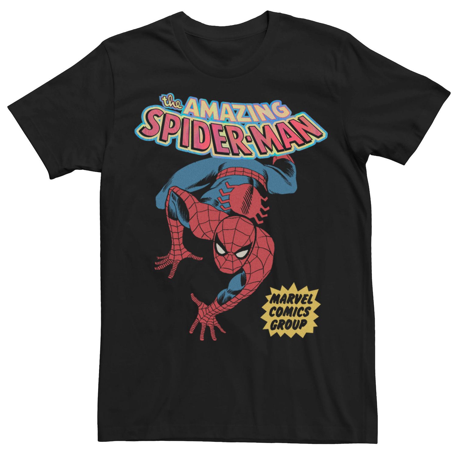 Men's Amazing Spider-Man Vintage Comic Tee