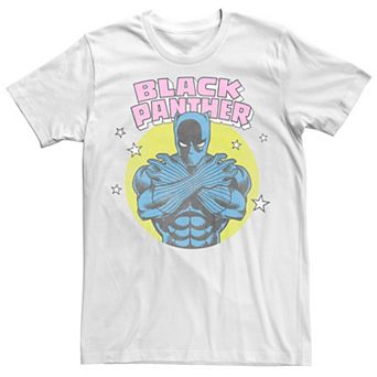 Men's Black Panther Vintage Comic Badge Tee